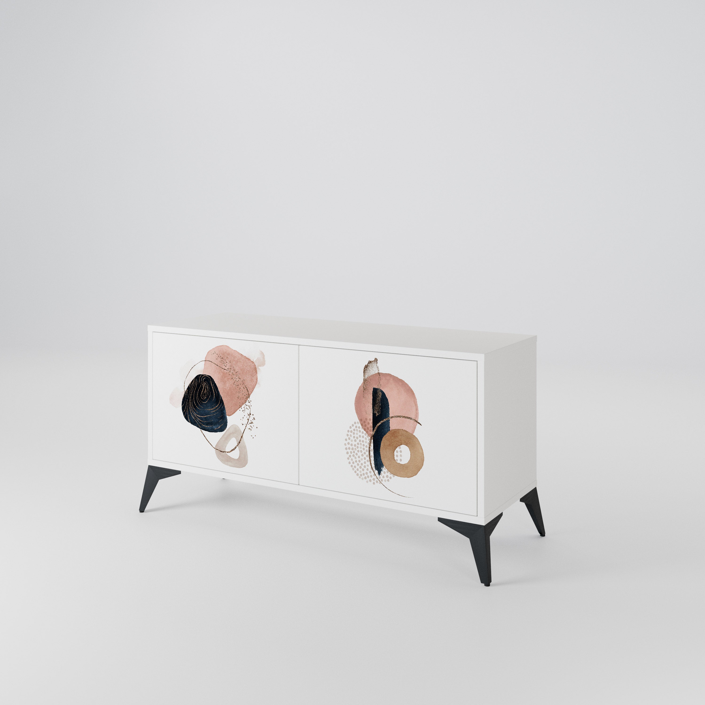 COLORFUL SHAPES Compact 2-Door TV Cabinet