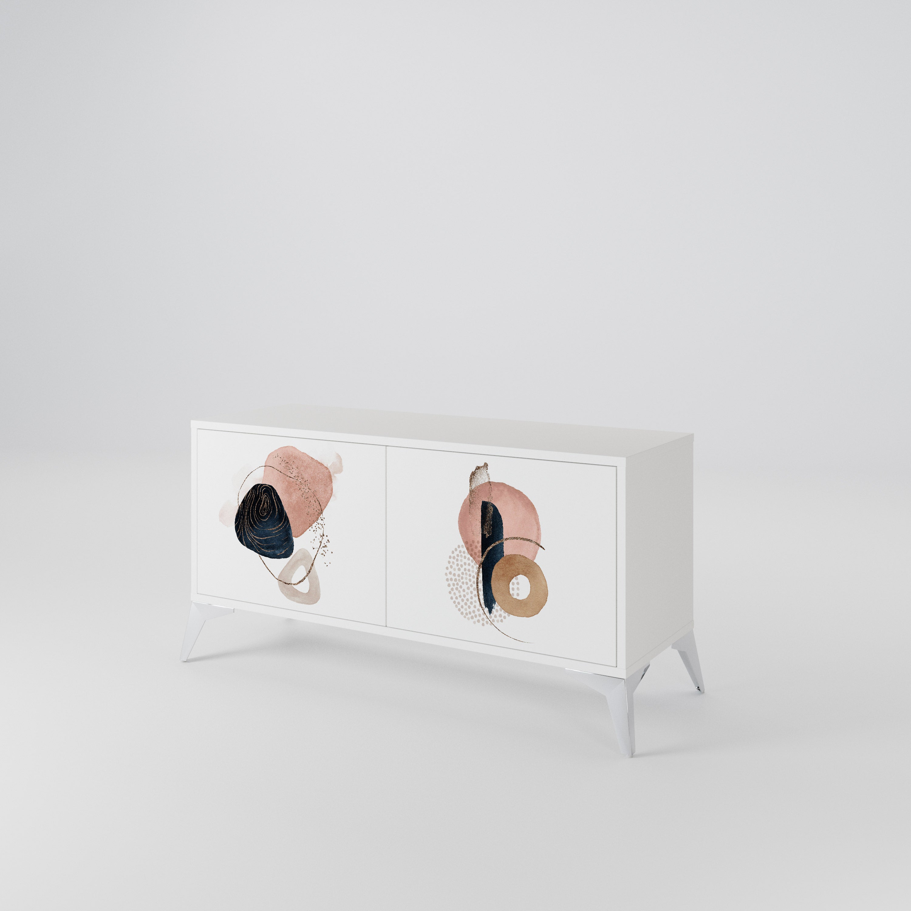 COLORFUL SHAPES Compact 2-Door TV Cabinet