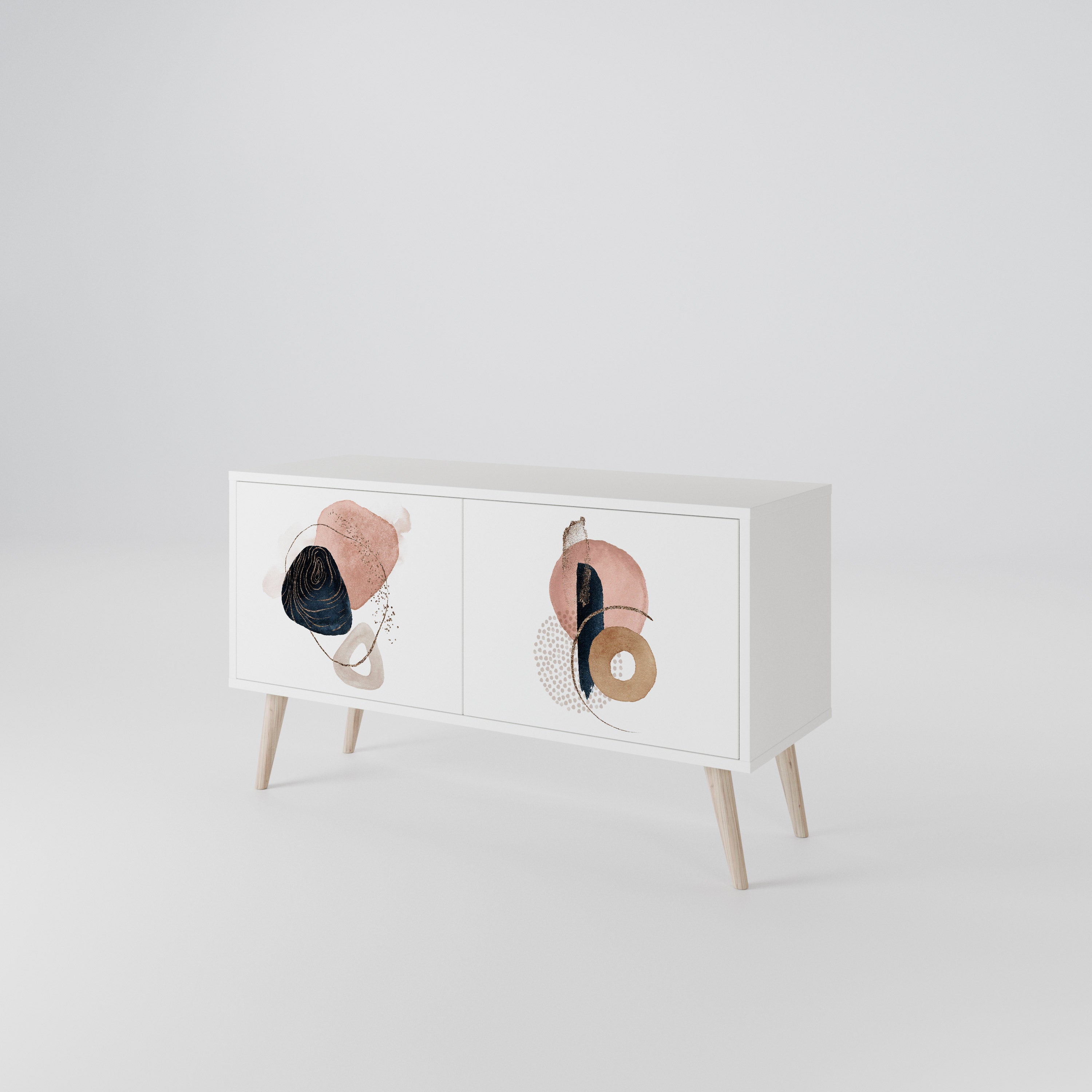 COLORFUL SHAPES Compact 2-Door TV Cabinet