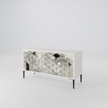 ASHEN ARIA Compact 2-Door TV Cabinet
