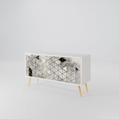 ASHEN ARIA Compact 2-Door TV Cabinet