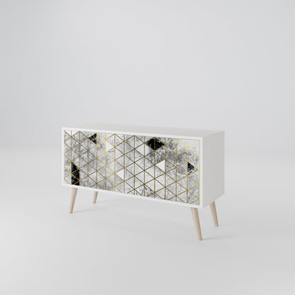 ASHEN ARIA Compact 2-Door TV Cabinet