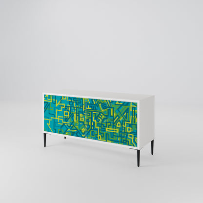 NOSTALGIC MEMORIES Compact 2-Door TV Cabinet