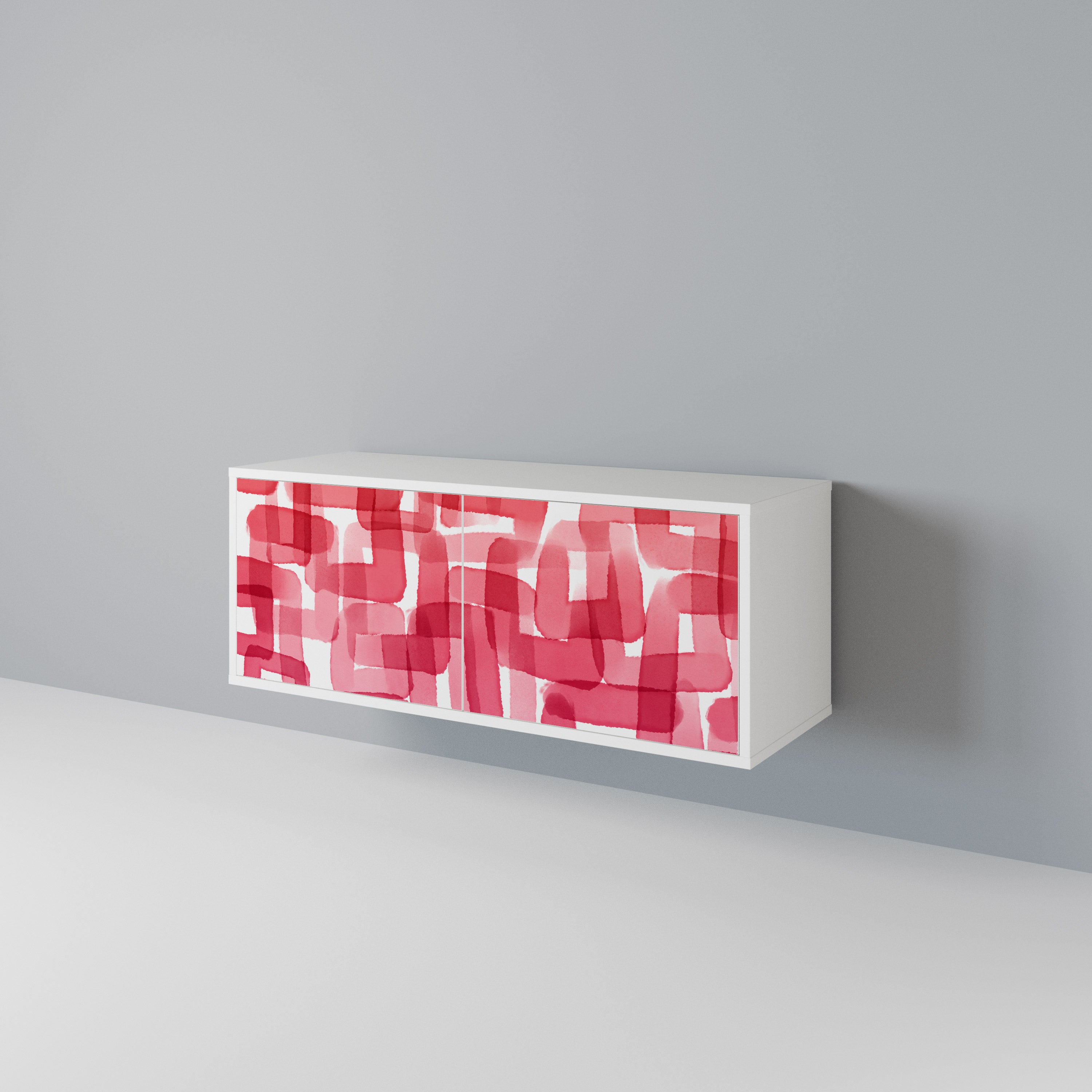 KALEIDOSCOPIC CUBISM Compact 2-Door TV Cabinet