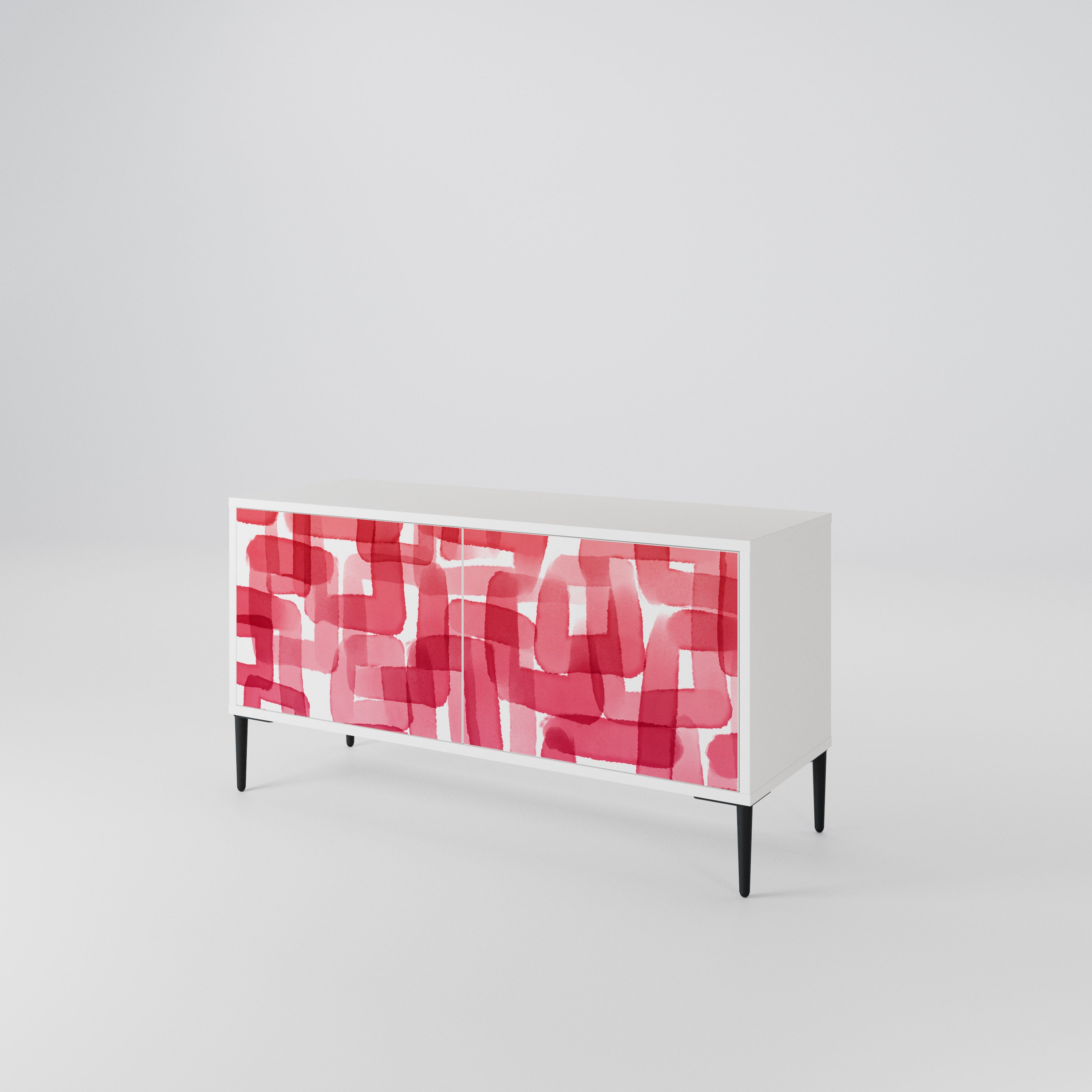KALEIDOSCOPIC CUBISM Compact 2-Door TV Cabinet