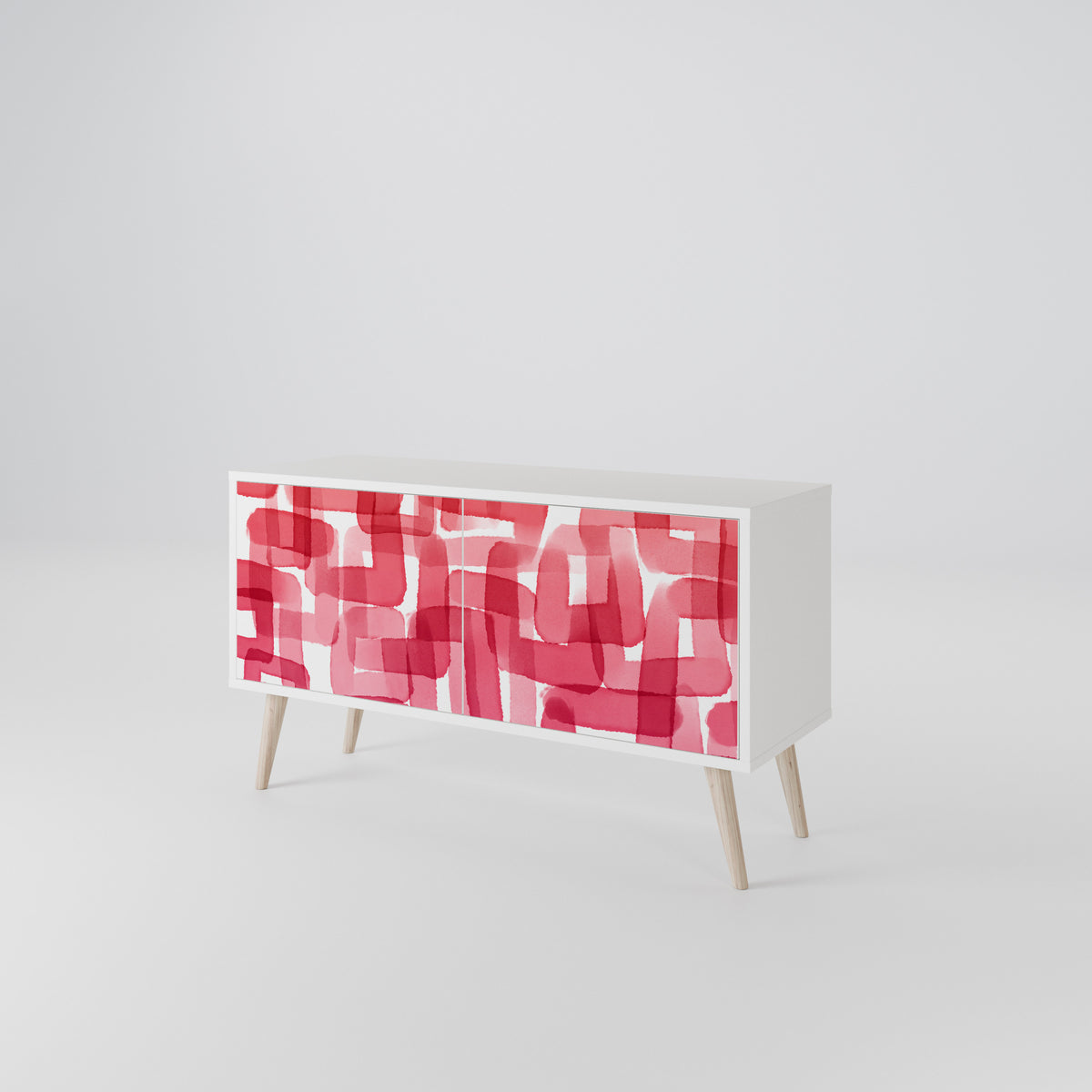 KALEIDOSCOPIC CUBISM Compact 2-Door TV Cabinet