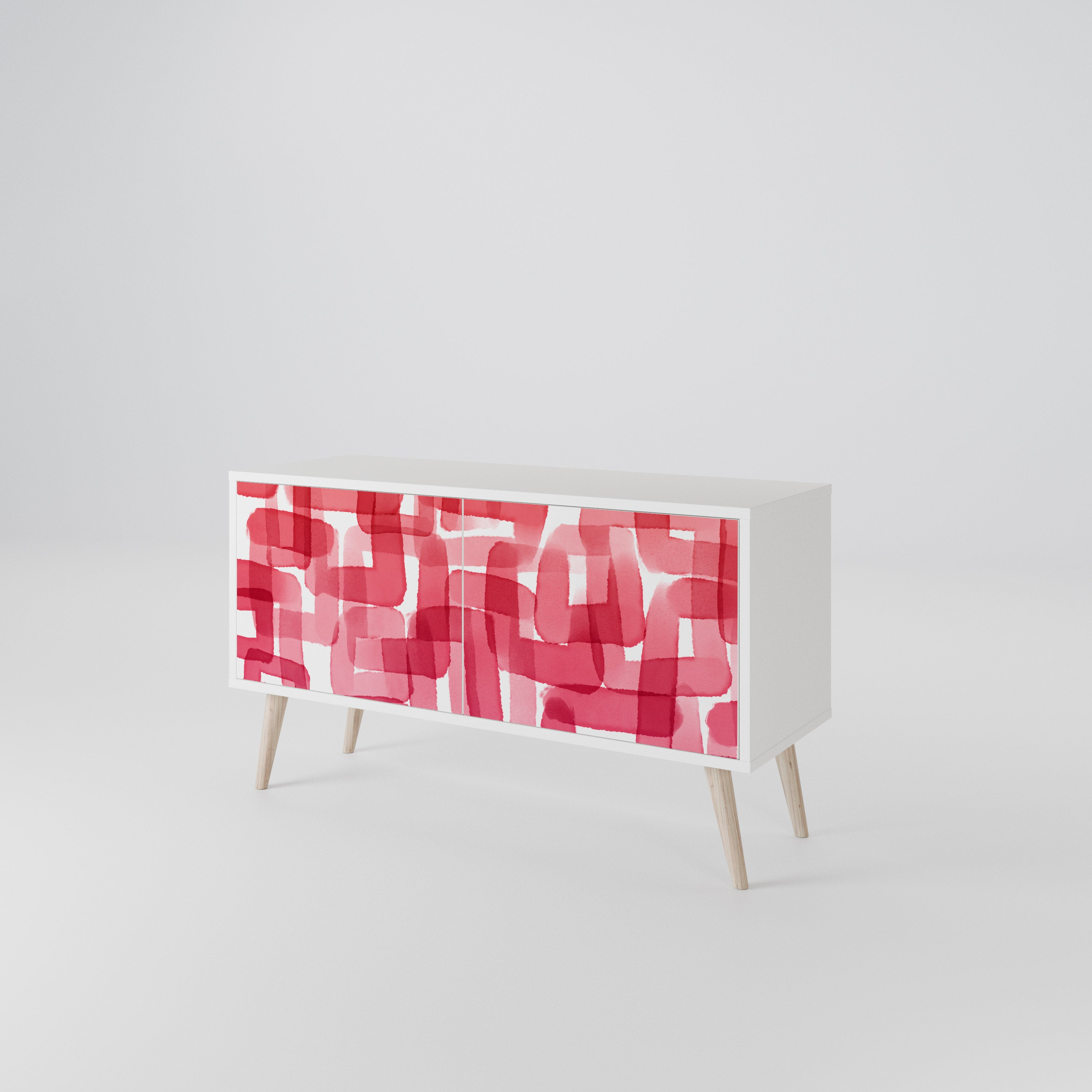 KALEIDOSCOPIC CUBISM Compact 2-Door TV Cabinet