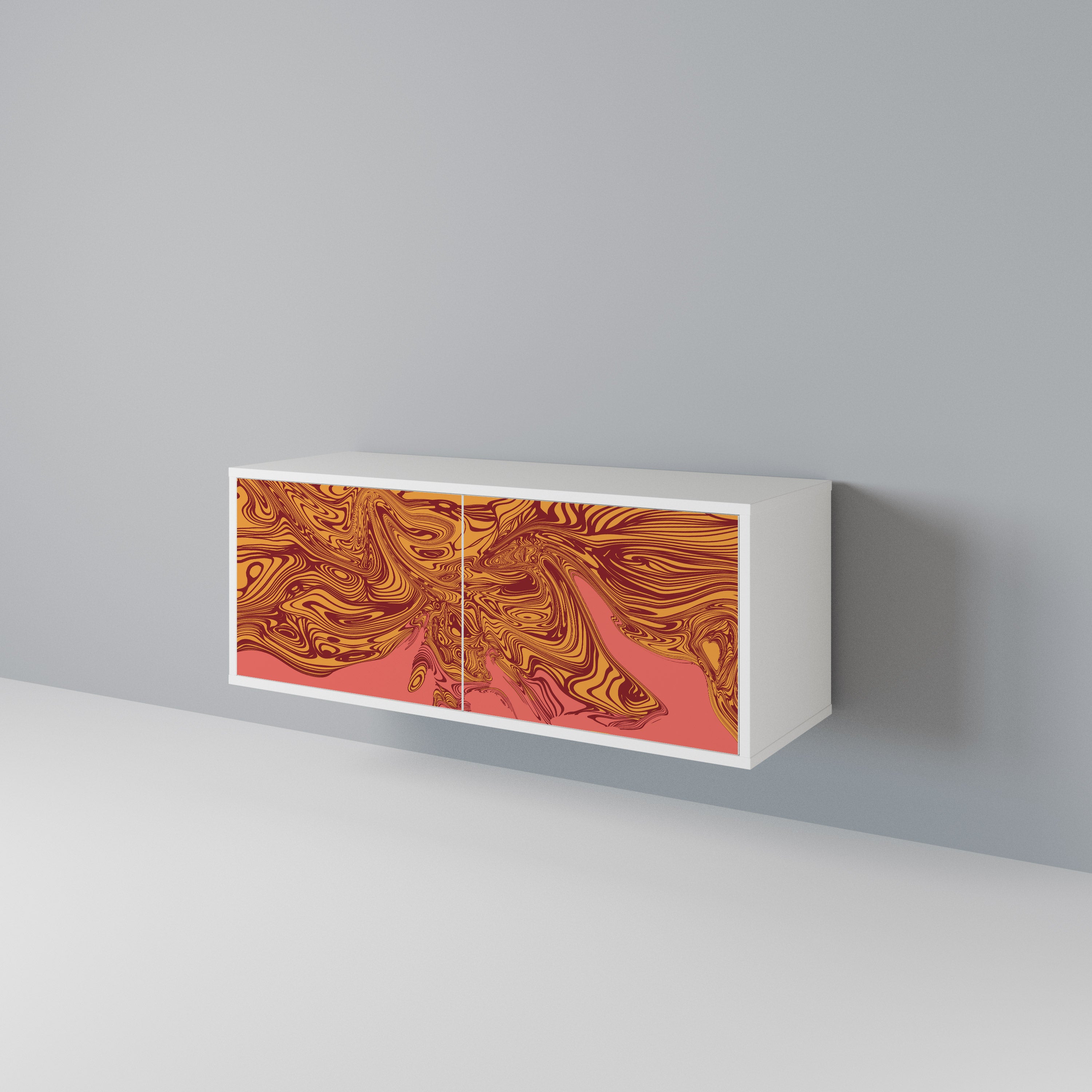 FLOATING THOUGHTS Compact 2-Door TV Cabinet