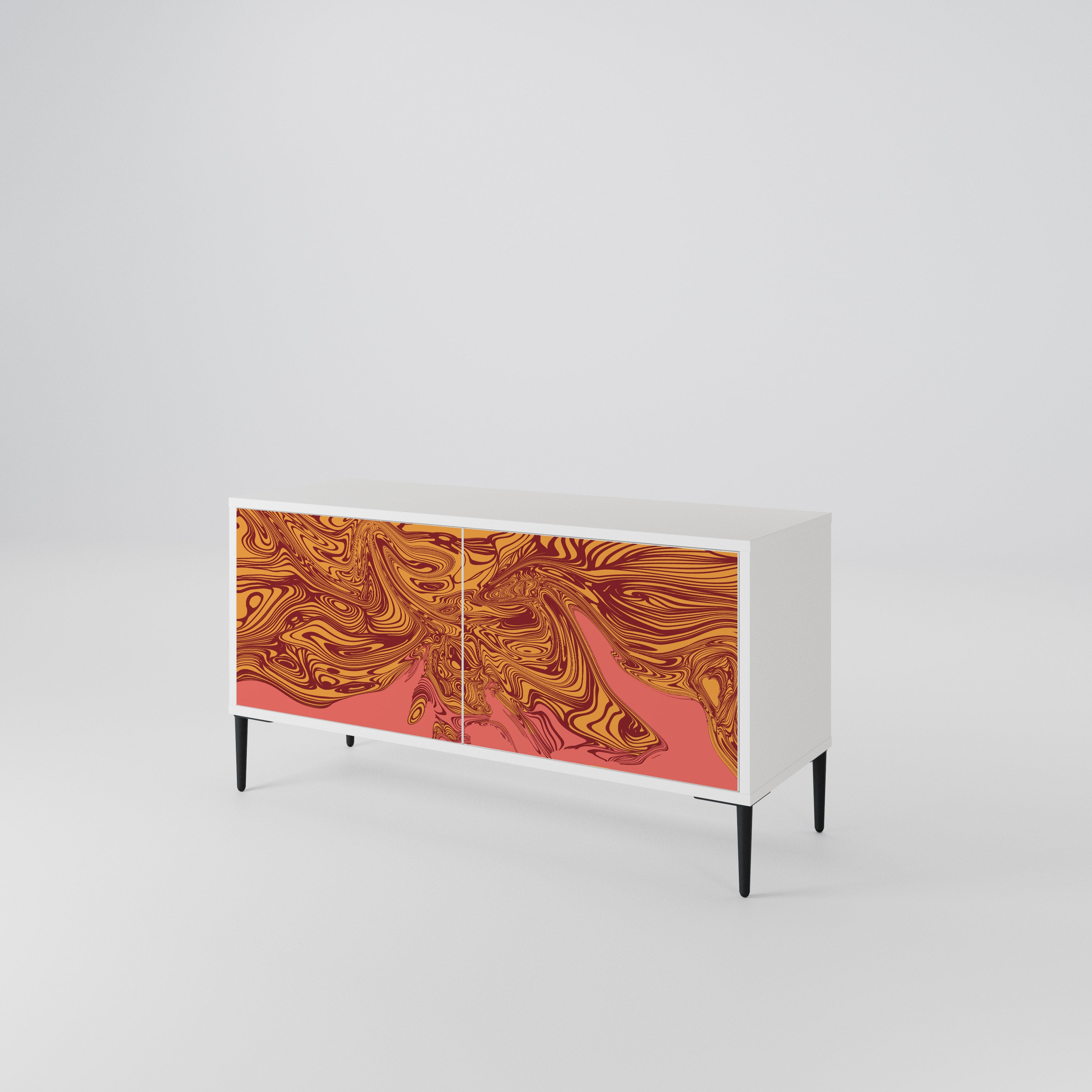 FLOATING THOUGHTS Compact 2-Door TV Cabinet