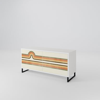 EXCEPTIONAL STREAM Compact 2-Door TV Cabinet