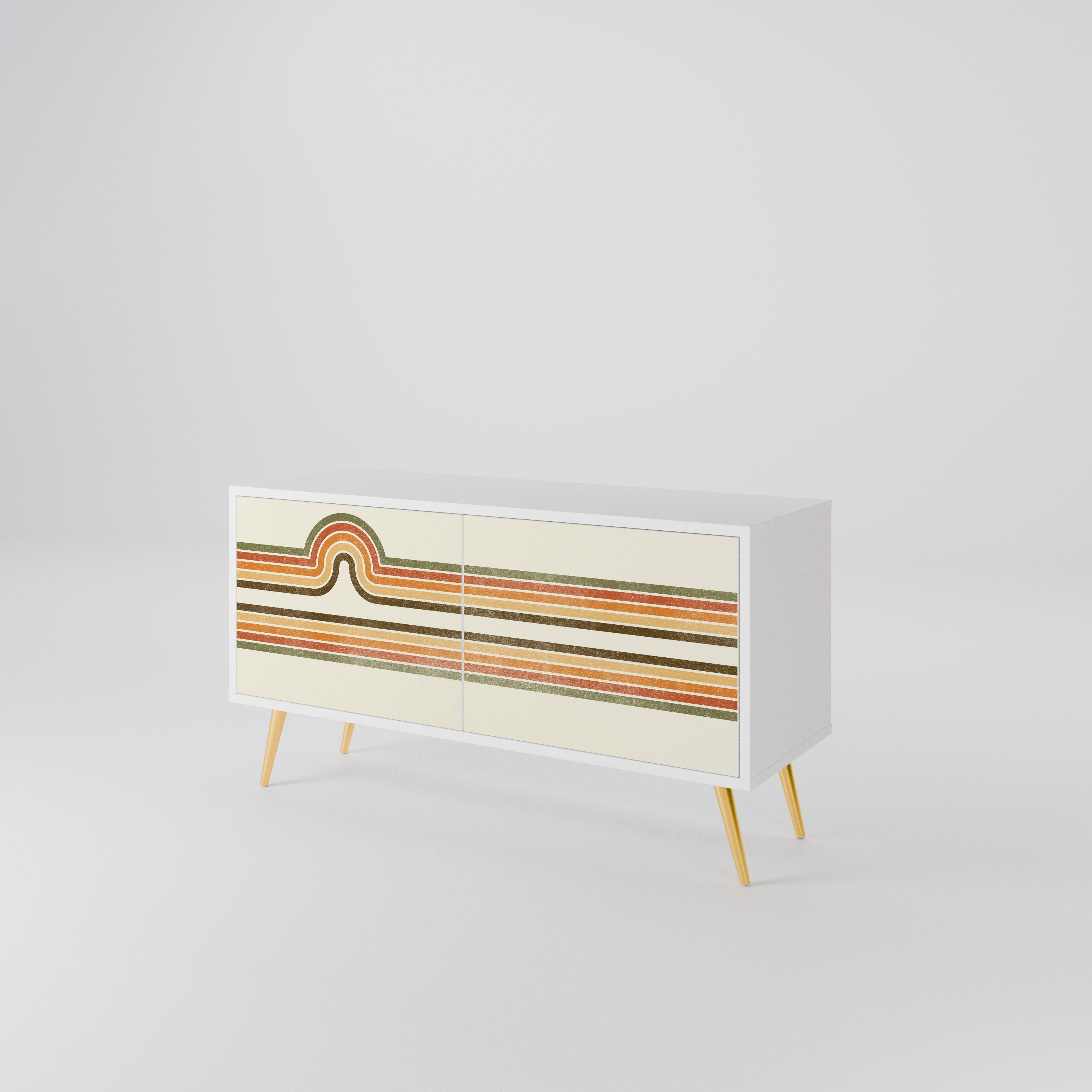 EXCEPTIONAL STREAM Compact 2-Door TV Cabinet