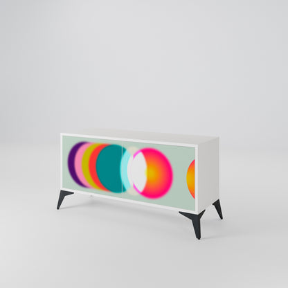SYMPHONY OF COLORS Compact 2-Door TV Cabinet
