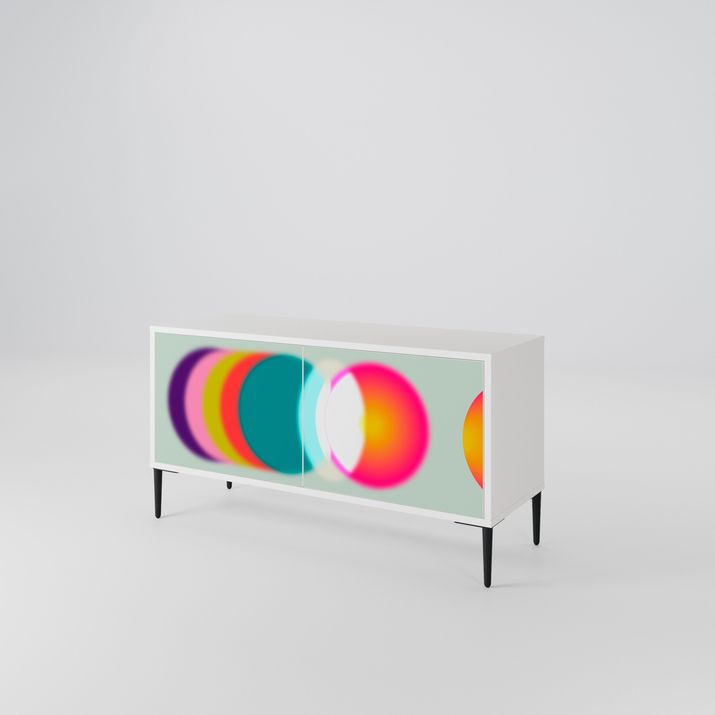 SYMPHONY OF COLORS Compact 2-Door TV Cabinet