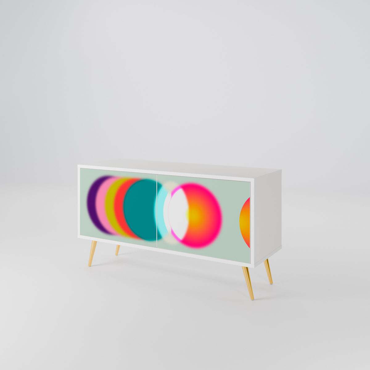 SYMPHONY OF COLORS Compact 2-Door TV Cabinet