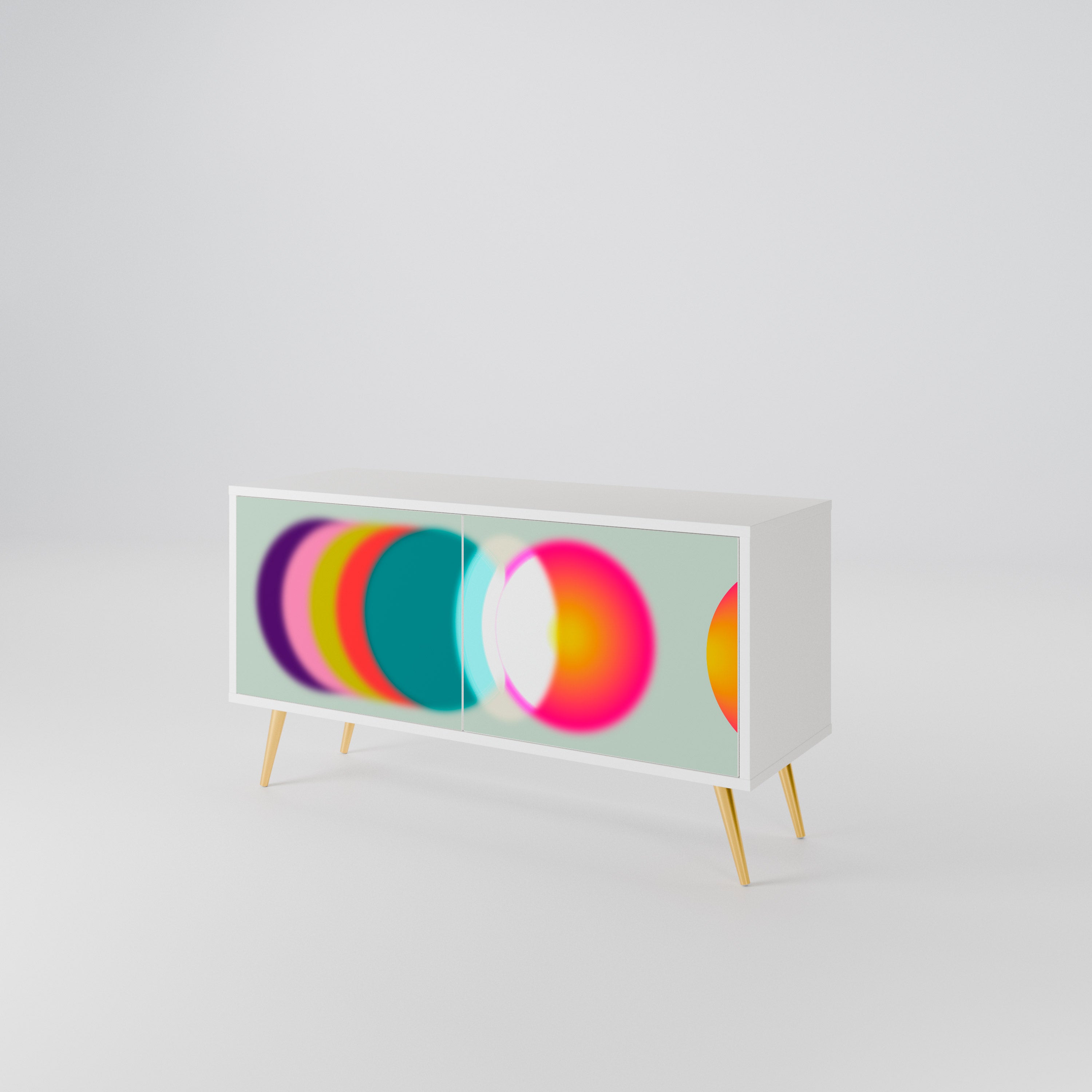 SYMPHONY OF COLORS Compact 2-Door TV Cabinet