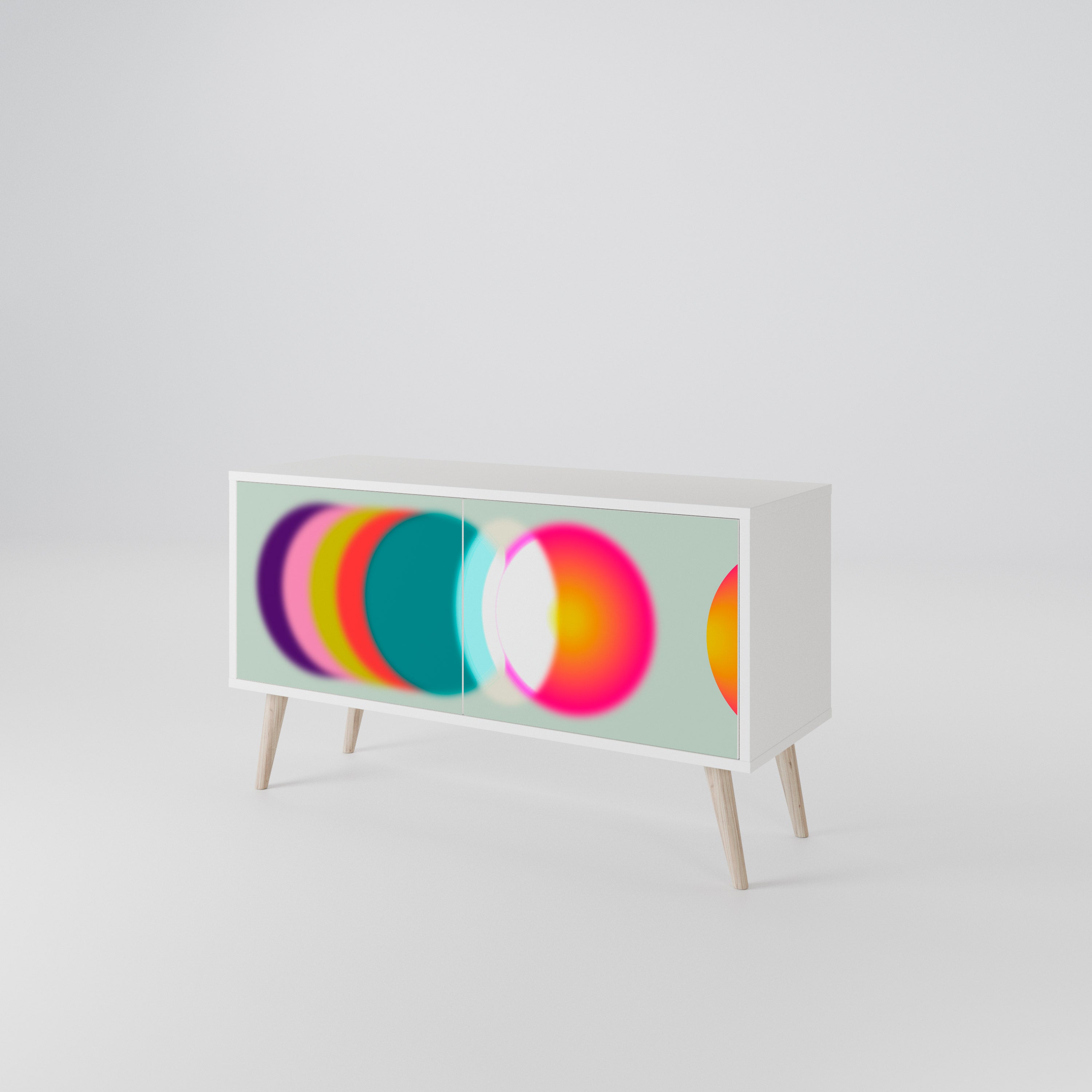 SYMPHONY OF COLORS Compact 2-Door TV Cabinet