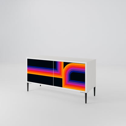 BLINDED BY THE LIGHTS Compact 2-Door TV Cabinet
