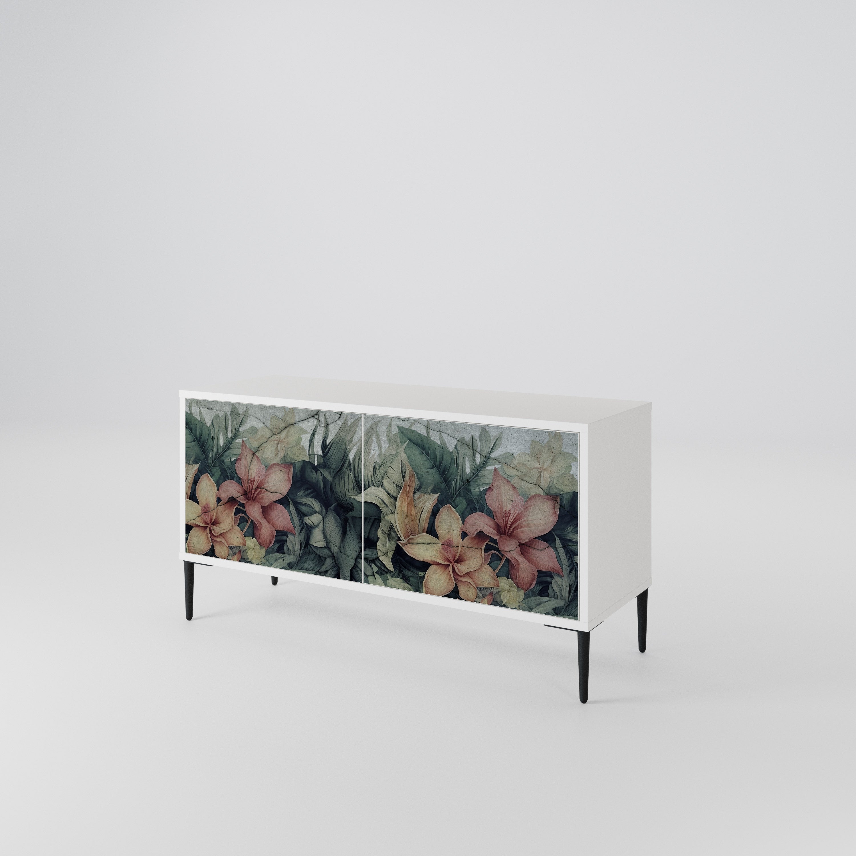 HEAVENLY BLOOM Compact 2-Door TV Cabinet