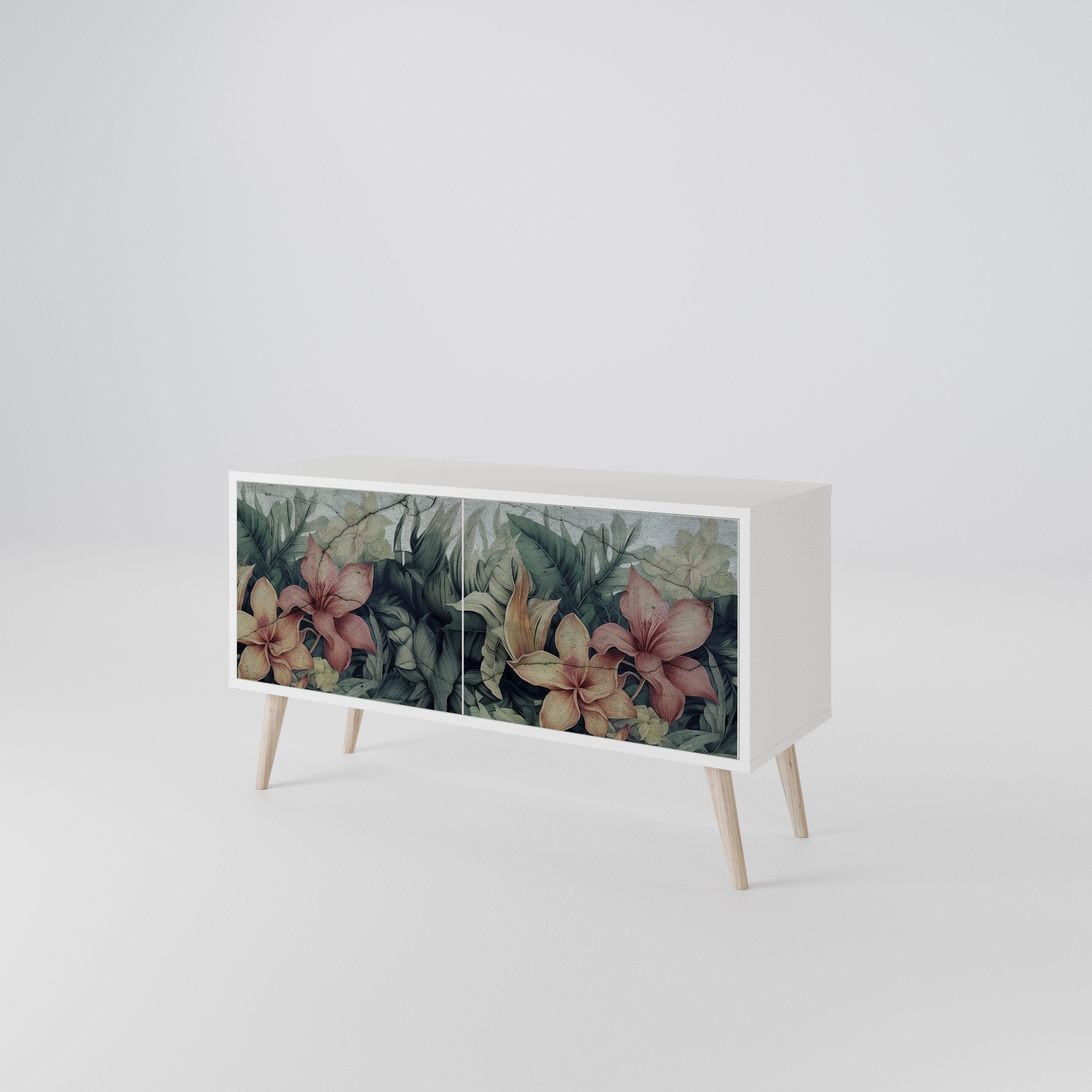 HEAVENLY BLOOM Compact 2-Door TV Cabinet