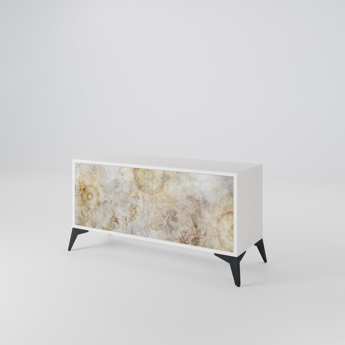 SUNFLOWER BLUR Compact 2-Door TV Cabinet