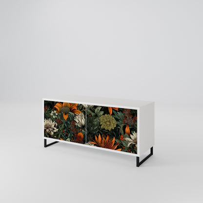 MIDNIGHT SPROUT Compact 2-Door TV Cabinet