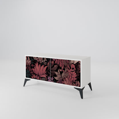 FLORAL WHISPER Compact 2-Door TV Cabinet