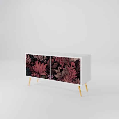 FLORAL WHISPER Compact 2-Door TV Cabinet