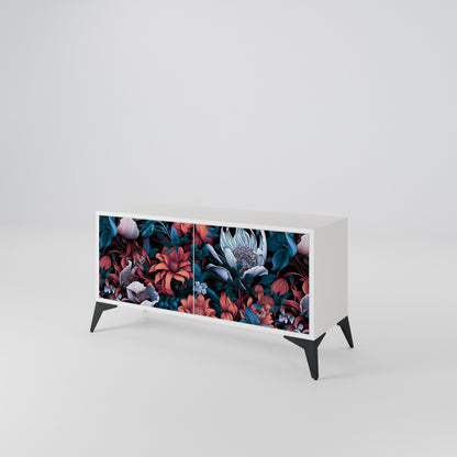 ETHEREAL BLOSSOMS Compact 2-Door TV Cabinet