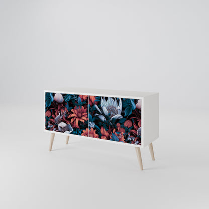 ETHEREAL BLOSSOMS Compact 2-Door TV Cabinet