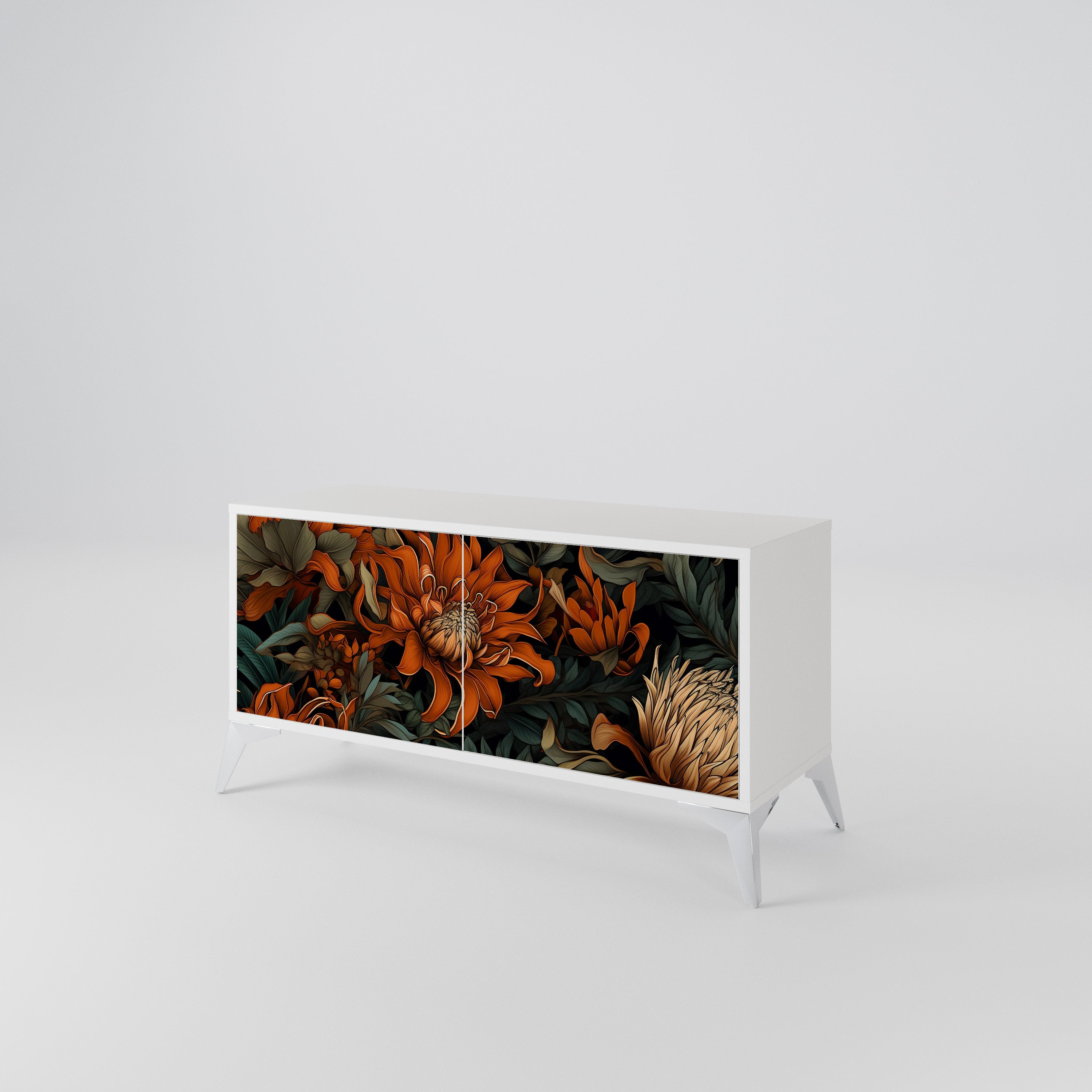 DAWN BLOOM Compact 2-Door TV Cabinet
