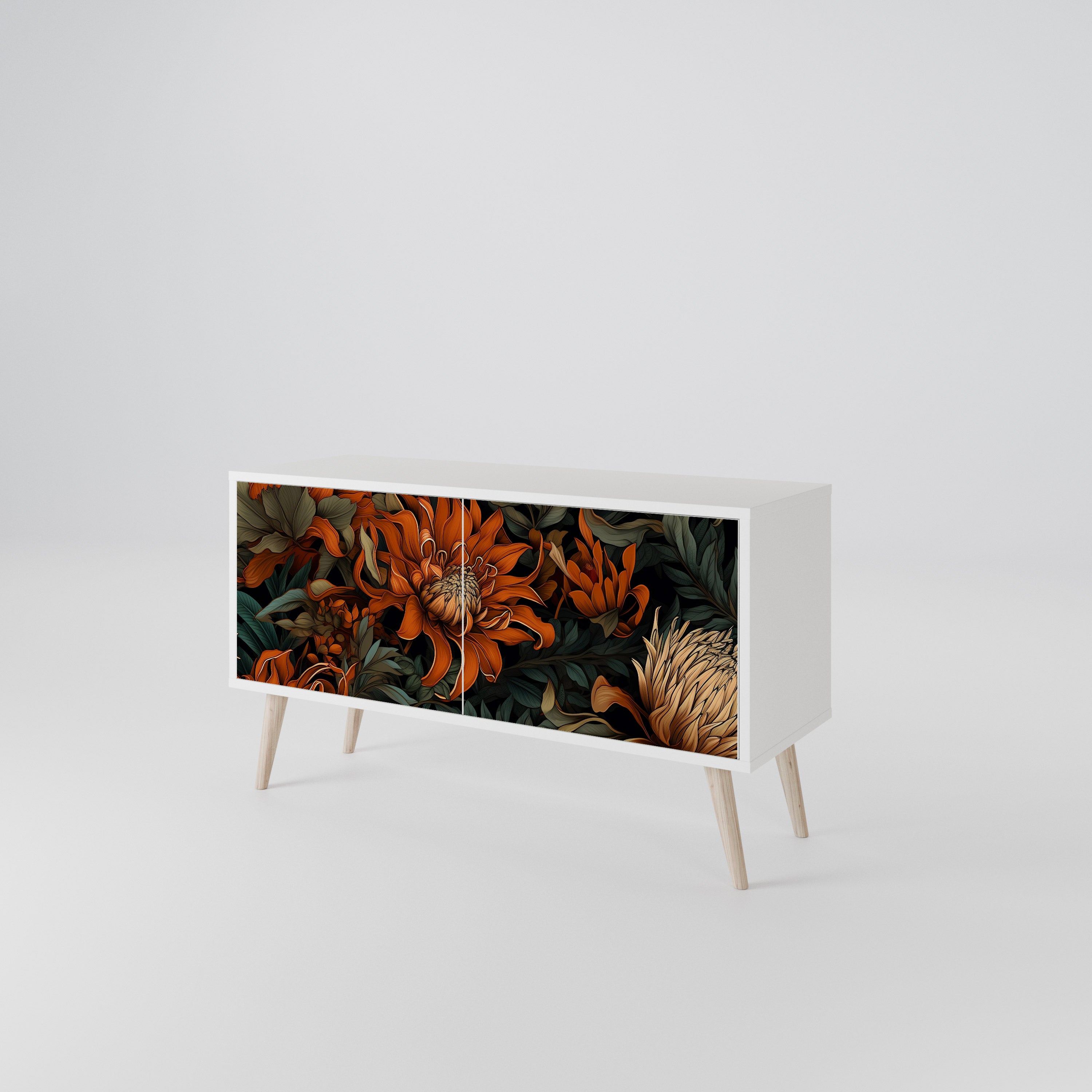 DAWN BLOOM Compact 2-Door TV Cabinet