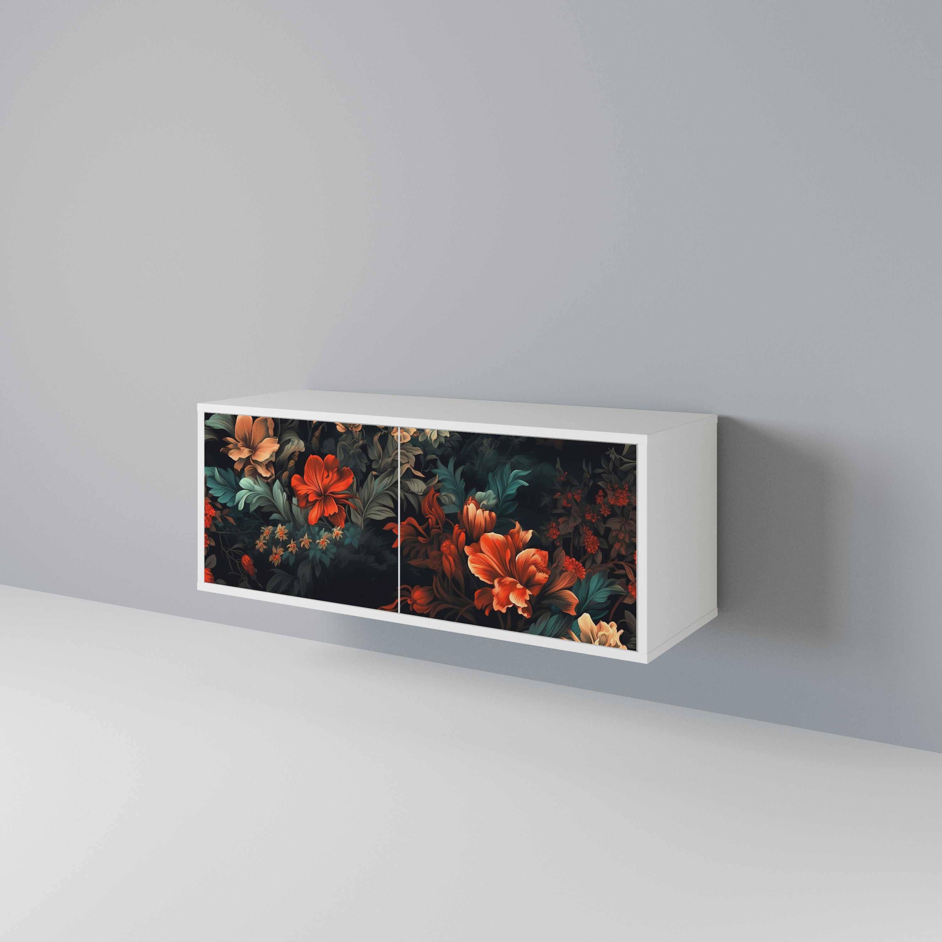 IMAGINARY BLOSSOM Compact 2-Door TV Cabinet