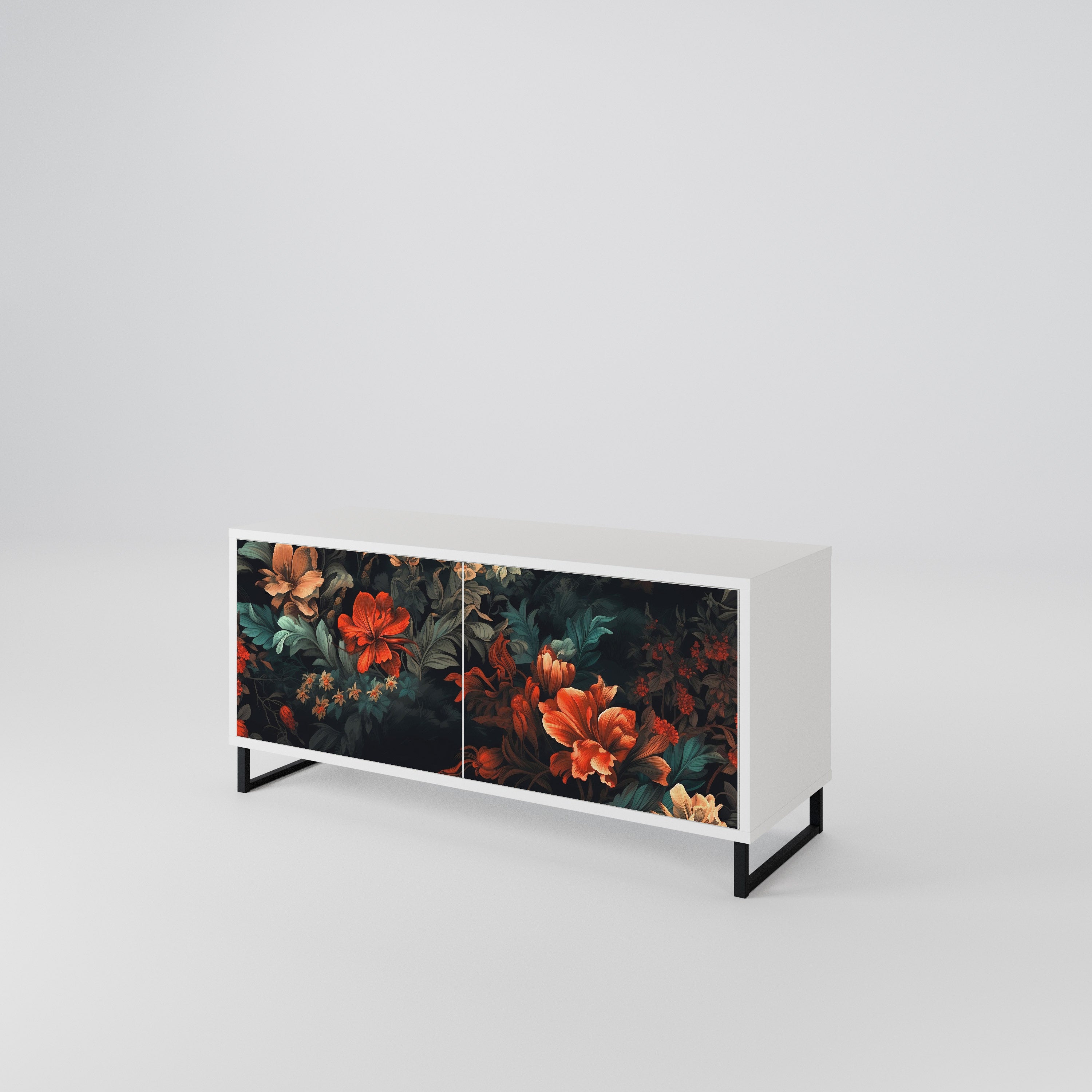IMAGINARY BLOSSOM Compact 2-Door TV Cabinet