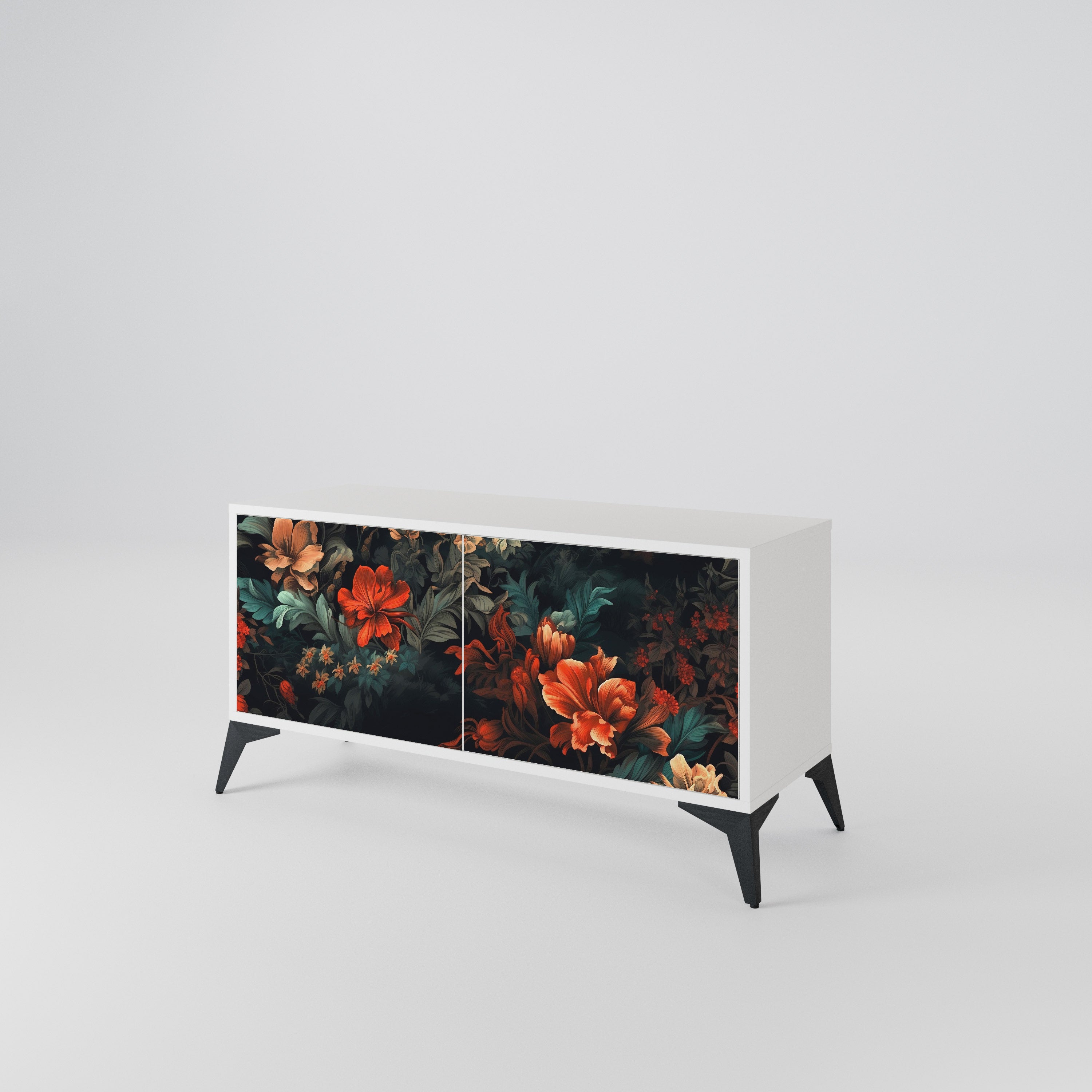 IMAGINARY BLOSSOM Compact 2-Door TV Cabinet