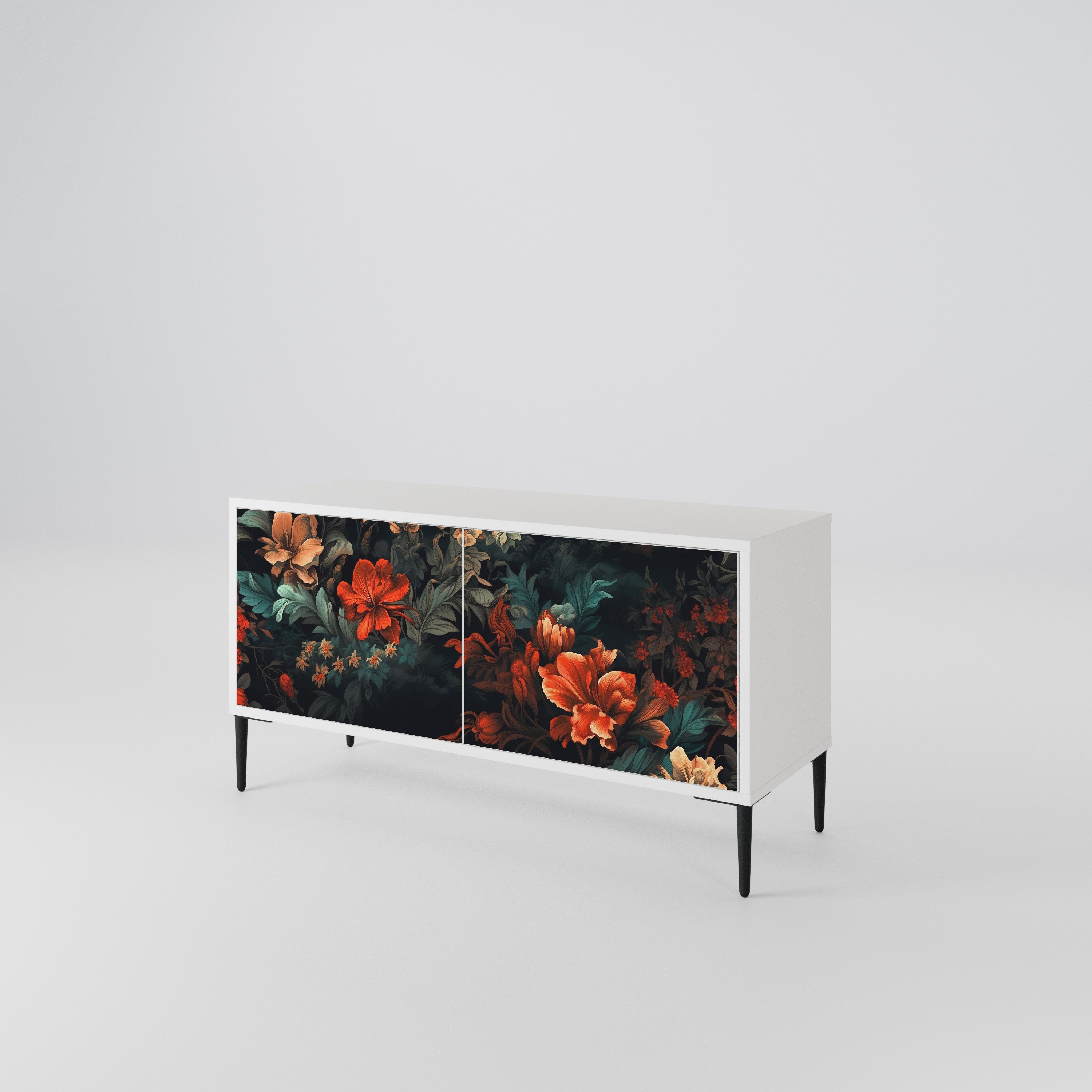 IMAGINARY BLOSSOM Compact 2-Door TV Cabinet