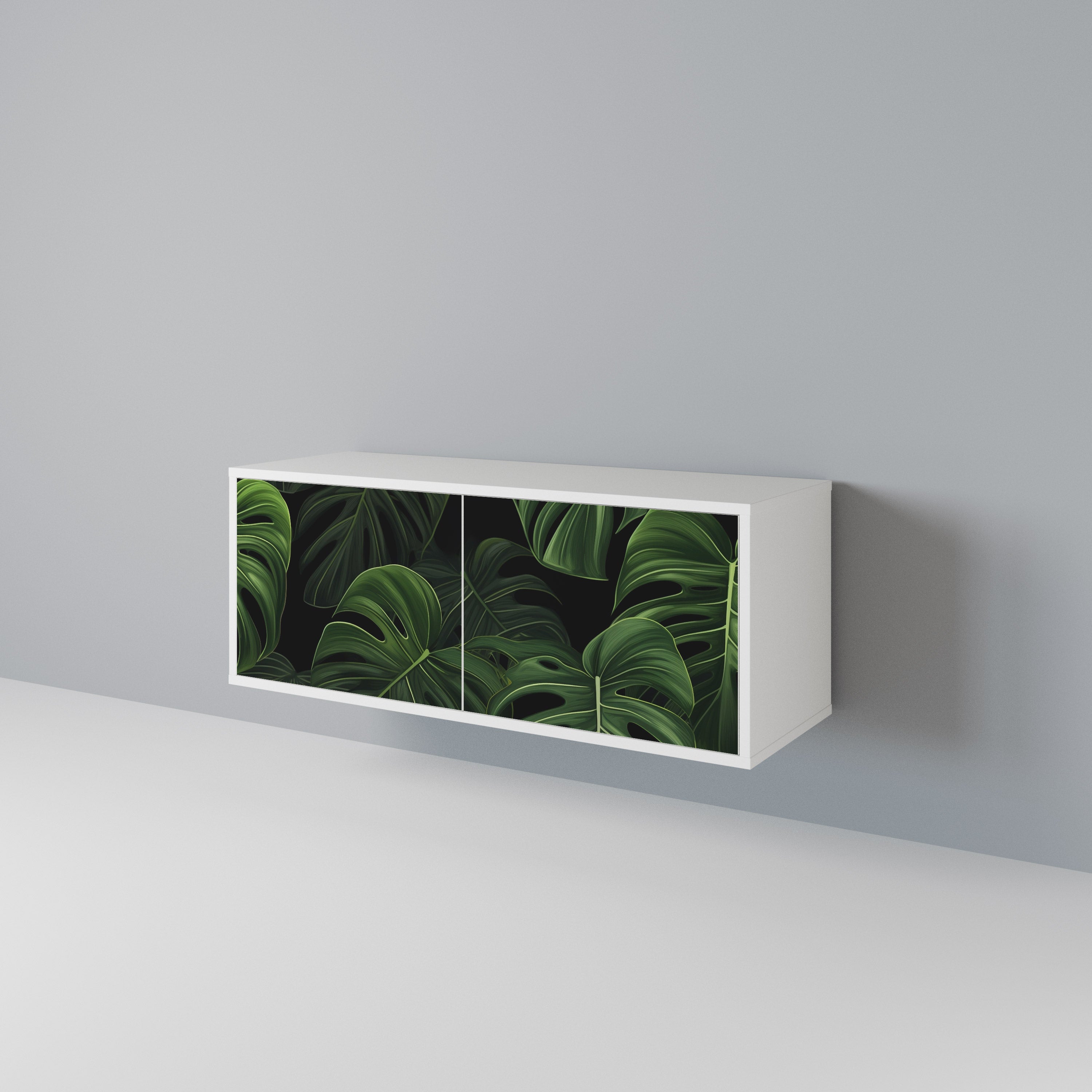 INFINITE MONSTERA Compact 2-Door TV Cabinet