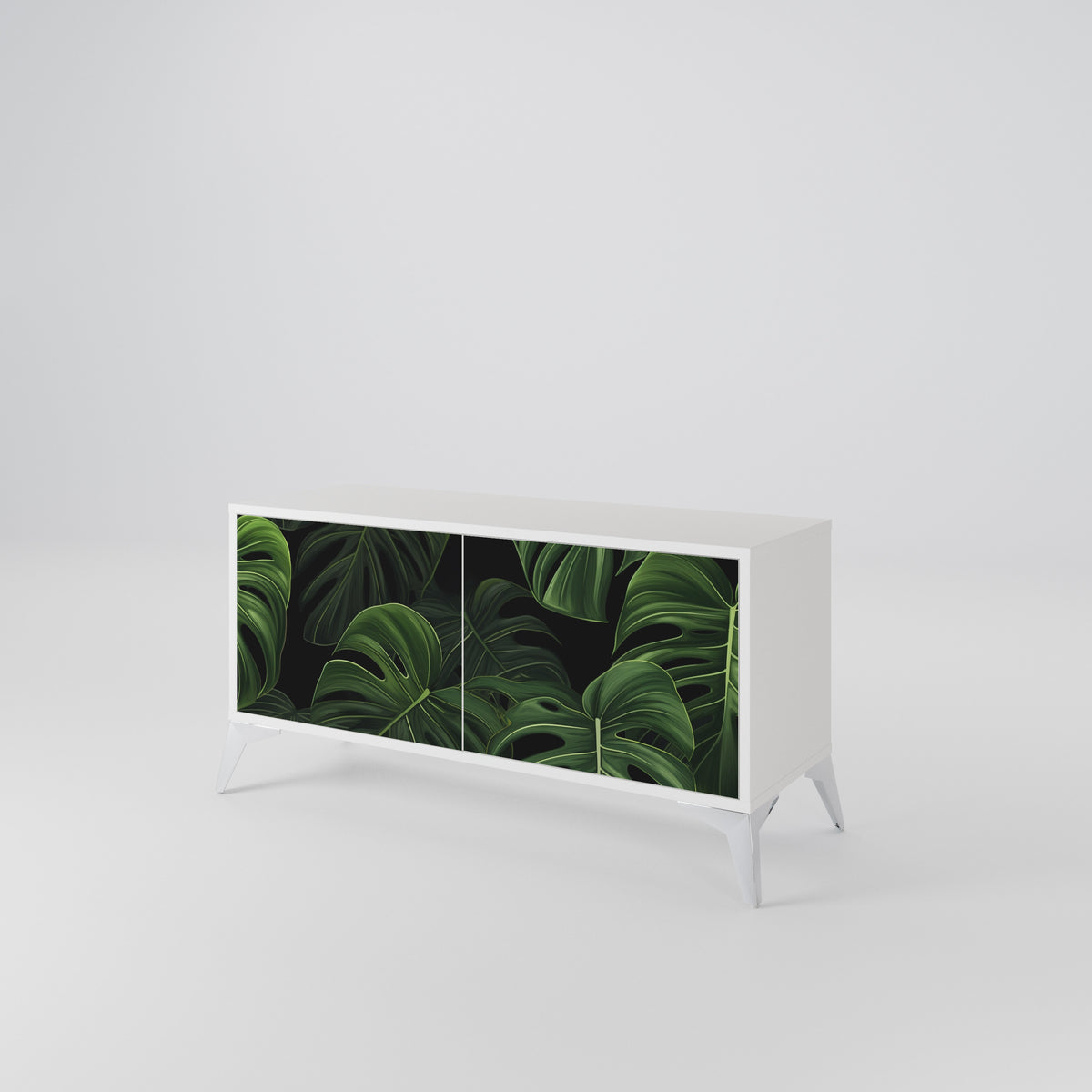 INFINITE MONSTERA Compact 2-Door TV Cabinet
