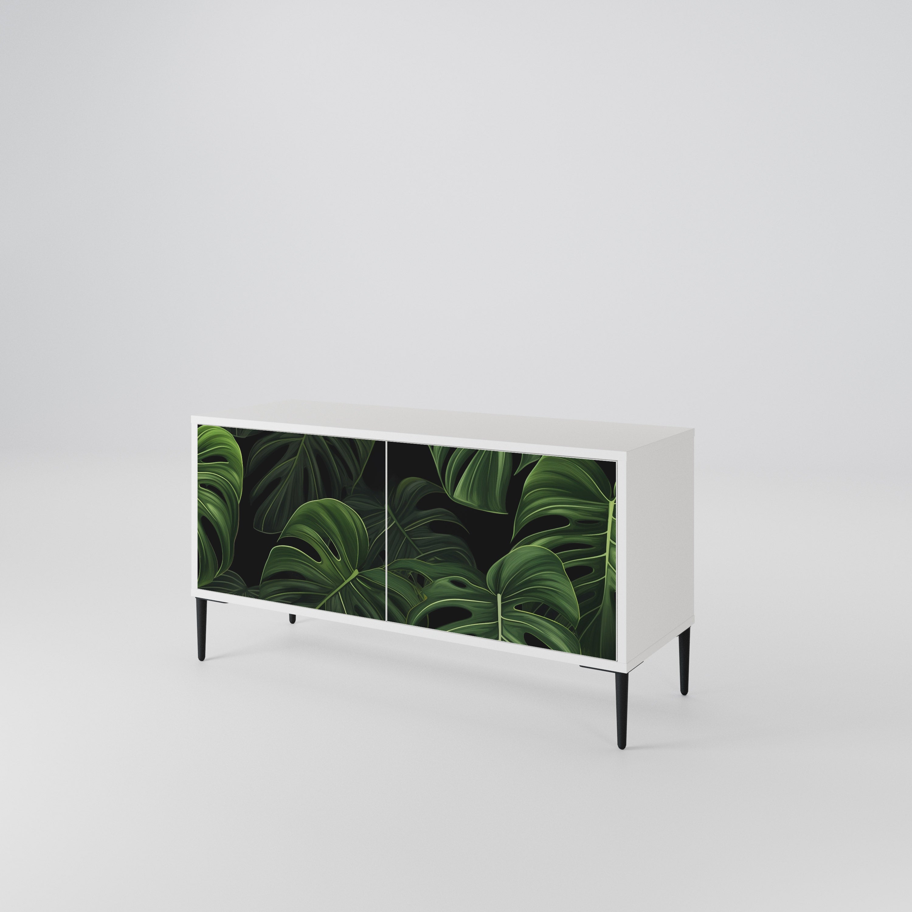 INFINITE MONSTERA Compact 2-Door TV Cabinet