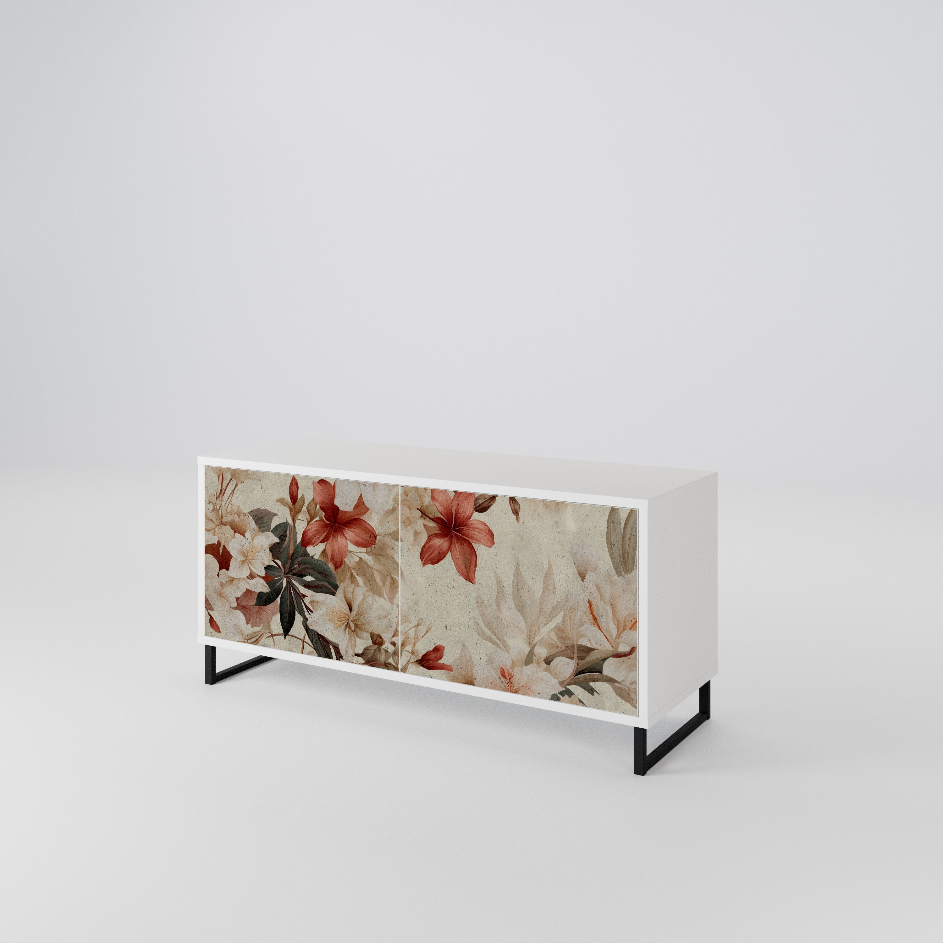 PETAL HARMONY Compact 2-Door TV Cabinet