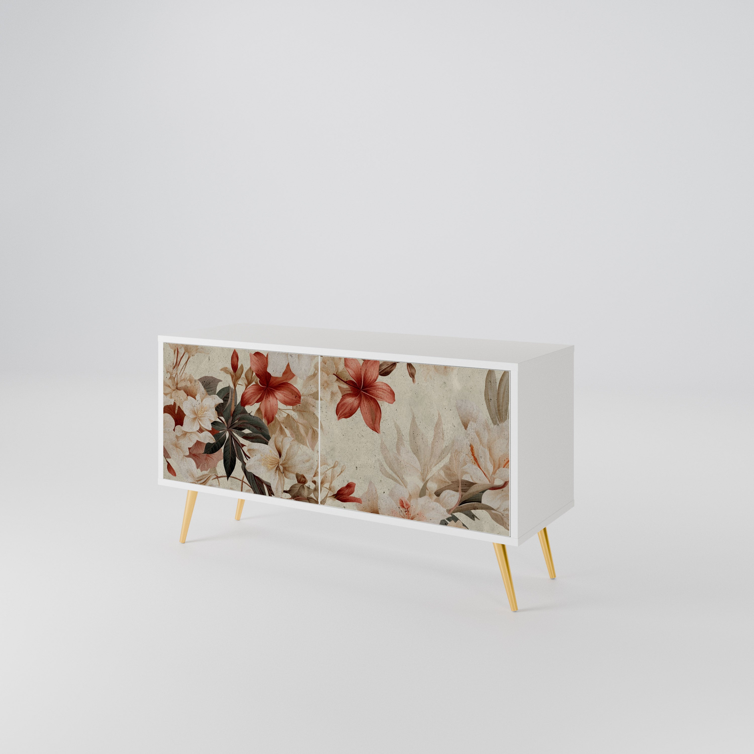 PETAL HARMONY Compact 2-Door TV Cabinet