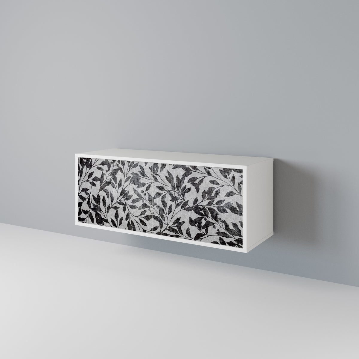 CHARCOAL SPROUT Compact 2-Door TV Cabinet