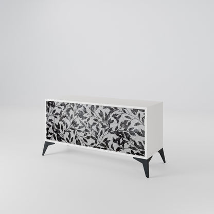 CHARCOAL SPROUT Compact 2-Door TV Cabinet