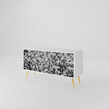 CHARCOAL SPROUT Compact 2-Door TV Cabinet