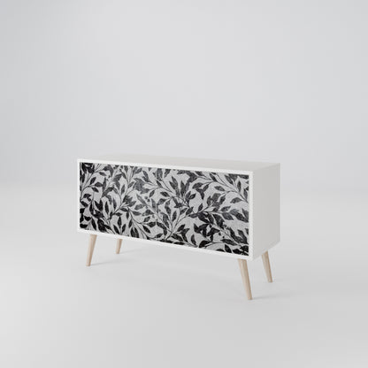 CHARCOAL SPROUT Compact 2-Door TV Cabinet