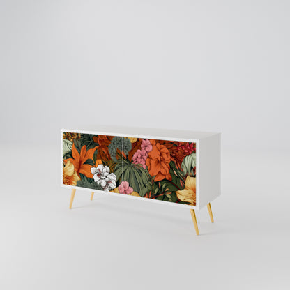 RADIANT FLORA Compact 2-Door TV Cabinet
