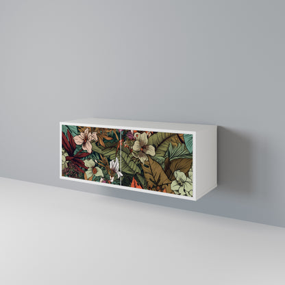 BOTANICAL EMERGENCE Compact 2-Door TV Cabinet