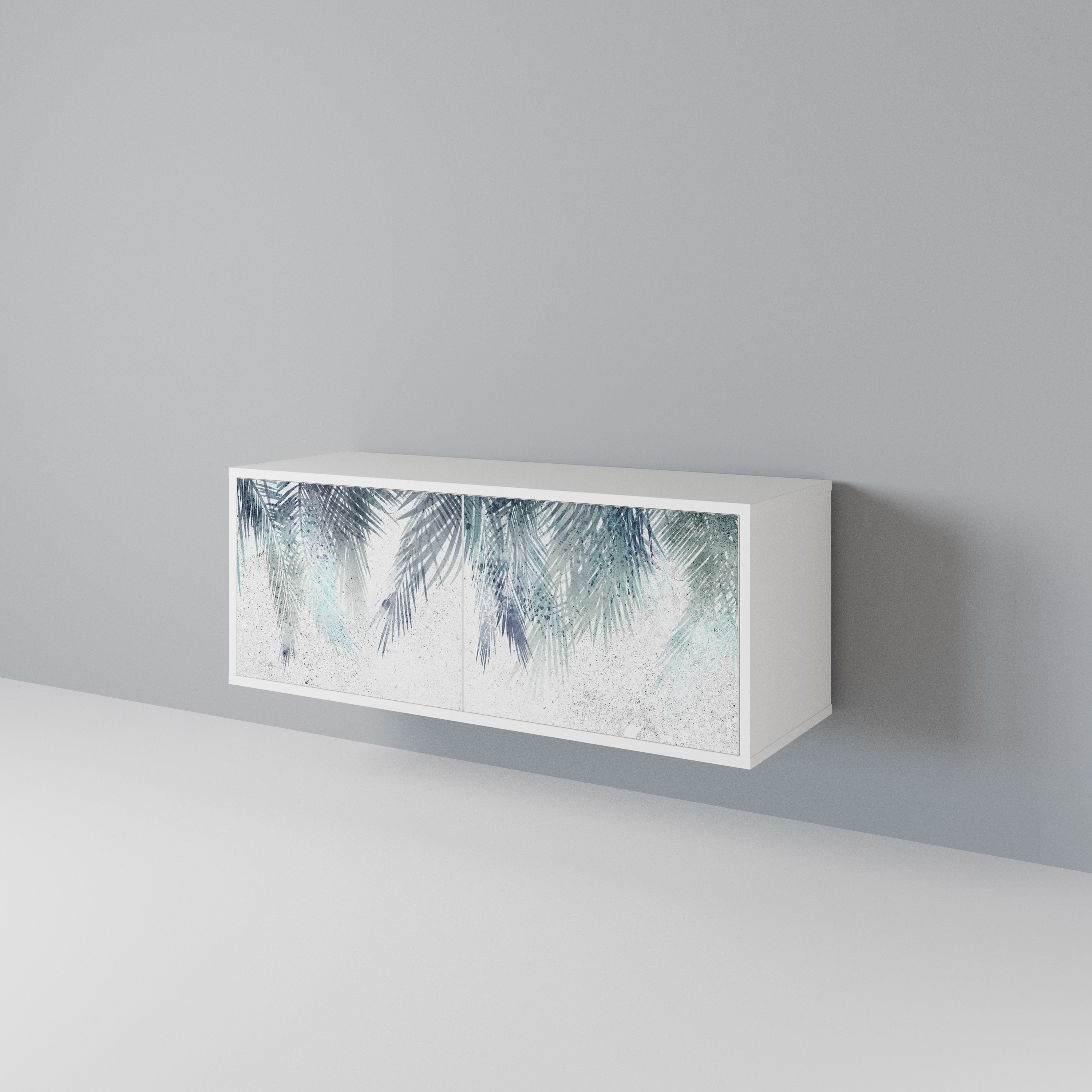 PALM VEIL Compact 2-Door TV Cabinet