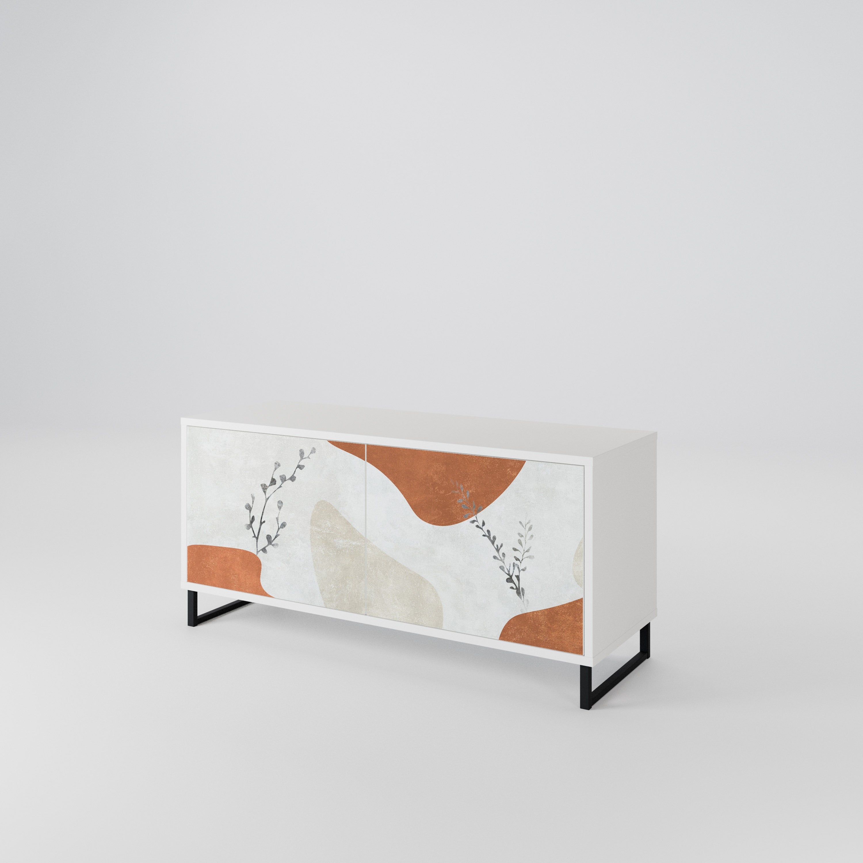 TRANQUIL TWIG Compact 2-Door TV Cabinet