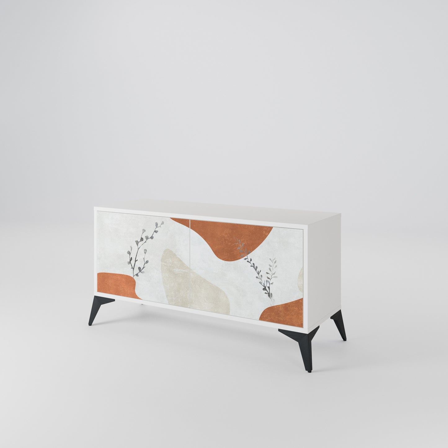 TRANQUIL TWIG Compact 2-Door TV Cabinet