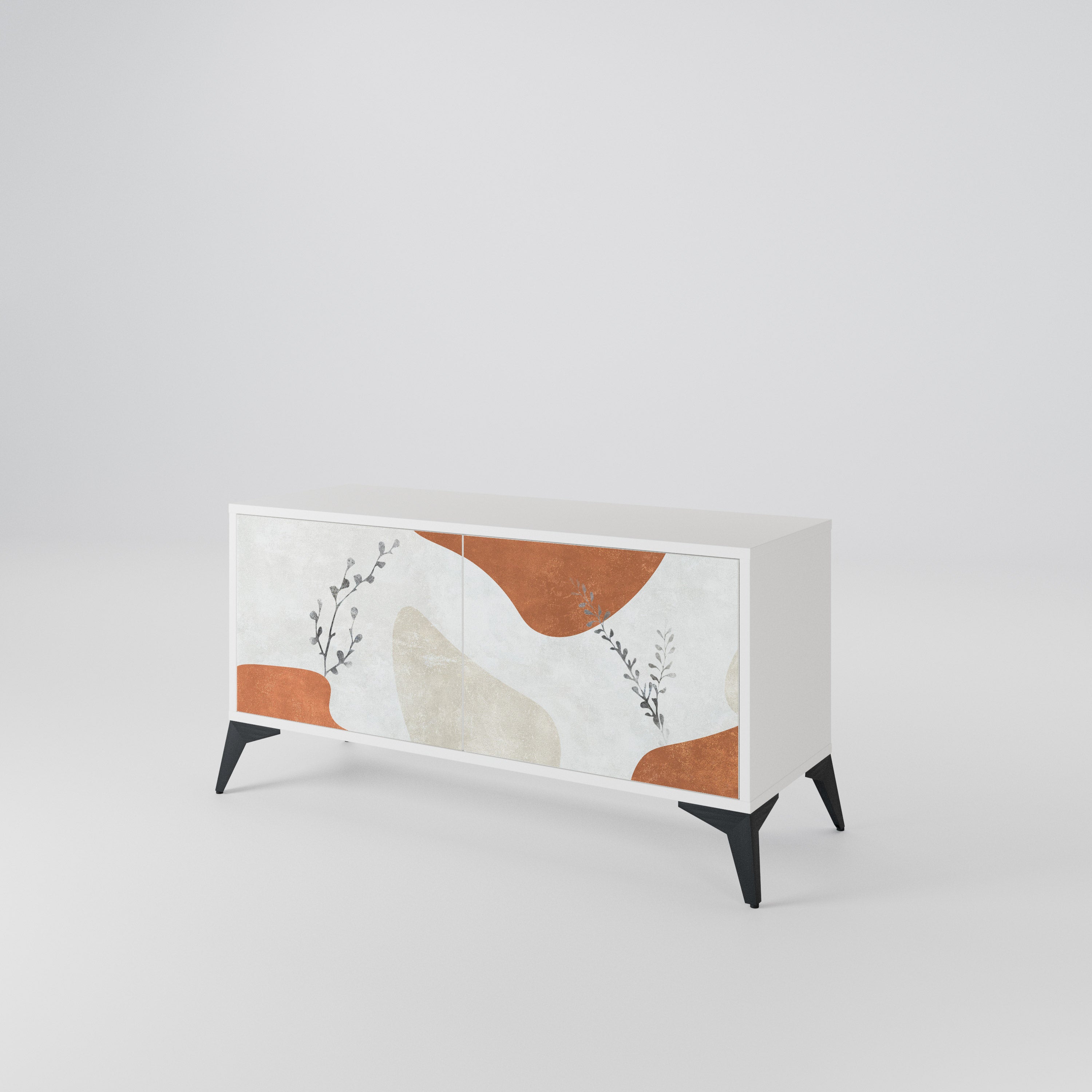 TRANQUIL TWIG Compact 2-Door TV Cabinet